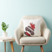 2つは装飾ソックス猿の装飾用クッションの家の味方しました クッション (椅子)