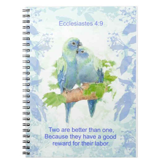2つは1つのカップルの聖なる書物、 経典より良い ノートブック (正面)