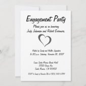 2つは1匹の白黒招待状になります 招待状 (裏面)