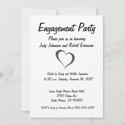 2つは1匹の白黒招待状になります 招待状 (裏面)