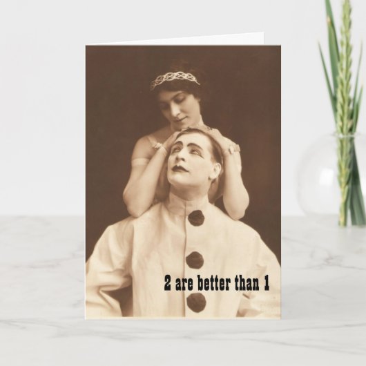 2つは1枚の聖書の詩カードよりよいです サンキューカード (正面)