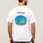 2つはTシャツハドソンの谷クラブ味方しました Tシャツ (裏面)