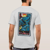 2つはTシャツ味方しました Tシャツ (裏面)