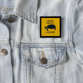 2つを交差させているホリネズミカメ 缶バッジ (インサイチュ)