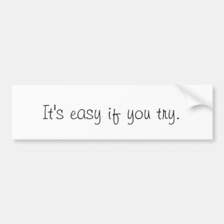 2つを想像して下さい バンパーステッカー