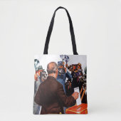 2つを投票している候補者 トートバッグ (正面)