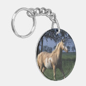 2つを立てているペンキの馬 キーホルダー (正面左)