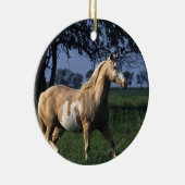 2つを立てているペンキの馬 セラミックオーナメント (右)