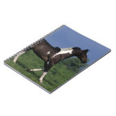 2つを走っているペンキの馬 ノートブック (左側)