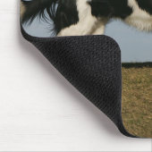 2つを走っているボーダーコリー マウスパッド (コーナー)