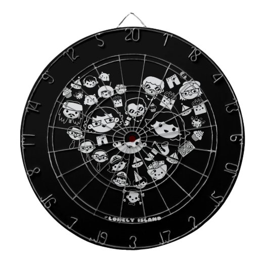 2つをlove ダーツボード (正面)