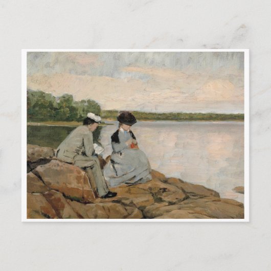 2つオンビーチ、Arvid Liljelund ポストカード (正面)