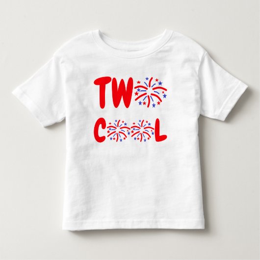 2つカッコいいの誕生日の幼児Tシャツ トドラーTシャツ (正面)