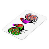 2つカラフルの警告 マグネット (左側)