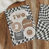 2つクールだ! | ボーイズ第2レトロスケーター誕生日 招待状