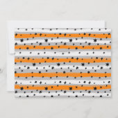 2つ不気味!ハロウィーン2回目の誕生日の写真 招待状 (裏面)