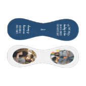 2つ最高のの写真ファースト父の日ブルー 野球ボール (パネル)