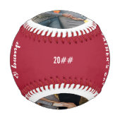 2つ最高のの写真ファースト父の日レッド 野球ボール (正面)