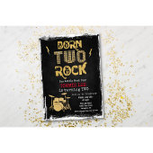 2つ生まれのロックスターの誕生日招待状 招待状