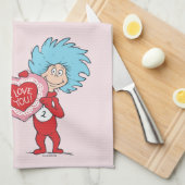 2つ目の愛 キッチンタオル (四つ折り)