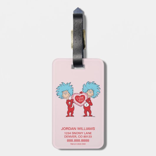 2つ目の愛 ラゲッジタグ (裏面縦)