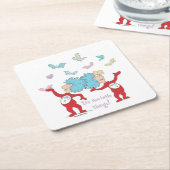 2つ目は小さなもの！ スクエアペーパーコースター (アングル)