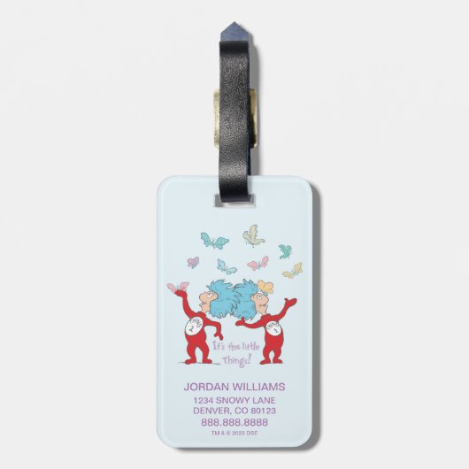 2つ目は小さなもの! ラゲッジタグ (裏面縦)