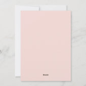 2つ縁どのシンプル写真モダンバレンタイン シーズンカード (裏面)