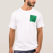 2つ買は無料で1つを取得，三つ子で妊娠 Tシャツ (正面)