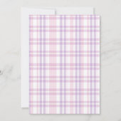 2つ間抜けのグースガール2nd誕生日パーティー水彩 招待状 (裏面)