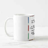 2つTeach 2 Touchの生命4です コーヒーマグカップ (左)
