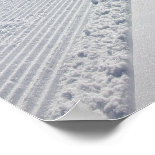 2で準備された新し走いクロスカントリースキー ポスター (角)