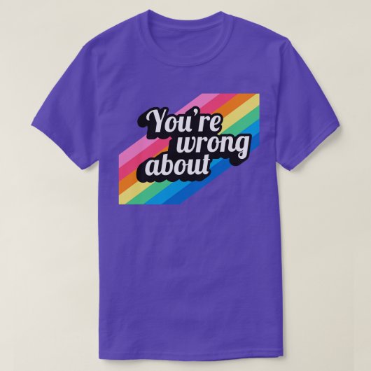 2については間違っている Tシャツ (デザイン正面)