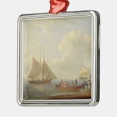 2に乗客を連れて行くWherryはPacを固定しました メタルオーナメント (左)