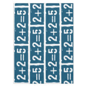 2に2を加えると5になる テーブルクロス (正面)