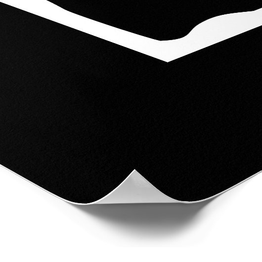 2に2を加えると5になる ポスター (角)