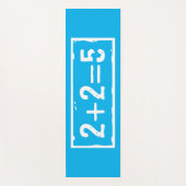 2に2を加えると5になる ヨガマット (正面)