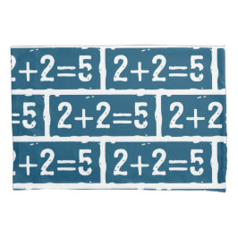 2に2を加えると5になる 枕カバー