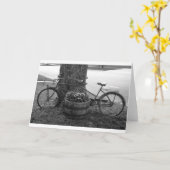 2のために造られる自転車 カード (黄色い花)