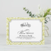 2のために造られる自転車{私達は動きました} 案内状 (スタンド正面)