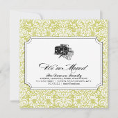 2のために造られる自転車{私達は動きました} 案内状 (正面)