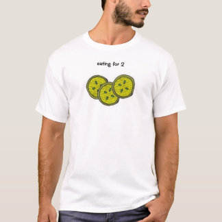 2のために食べること Tシャツ