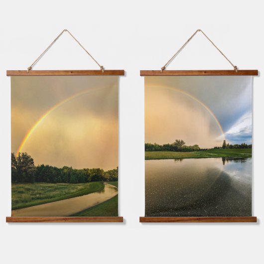 2の壁タペストリーセット 吊り下げ型タペストリー (ダブル)