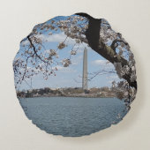 #2の桜 ラウンドクッション (裏面)