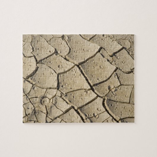 2の谷底のひび割れた泥の形成 ジグソーパズル (横)