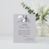 2の4x5平結婚平サンキューカード用自転車 サンキューカード (スタンド正面)