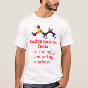 2は唯一の偶数の素数 – 科学的事実 Tシャツ