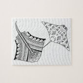 2アカエイ大人の着色パズル ジグソーパズル (横)