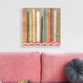 2アップ紙フェンスII キャンバスプリント (インサイチュ (リビング))