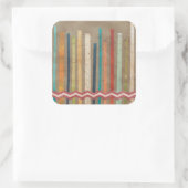 2アップ紙フェンスII スクエアシール (バッグ)